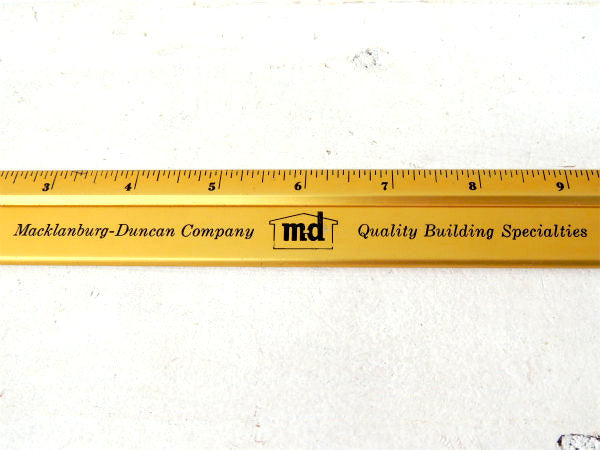 【1920’s〜md】建築用・工具&道具メーカー・アドバタイジング・ヴィンテージ・ルーラー・物さし