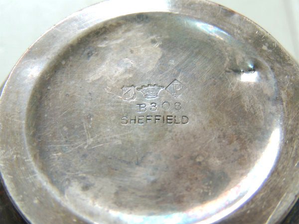 【SHEFFIELD】英国・シェフィールド・シルバー製・アンティーク・ティーポット/ポット/銀食器