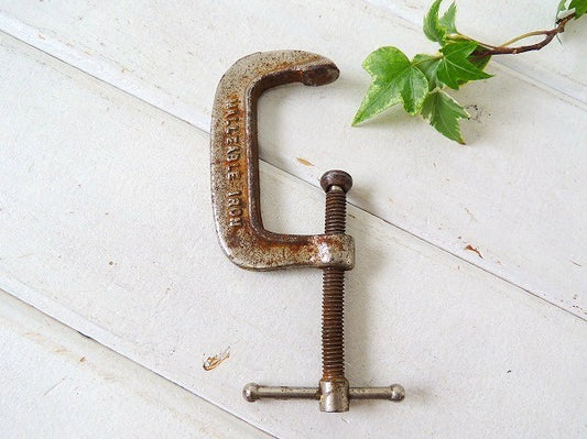 【MALLEABLE IRON】USA・ヴィンテージ・シャコ万力/C型クランプ/インダストリアル