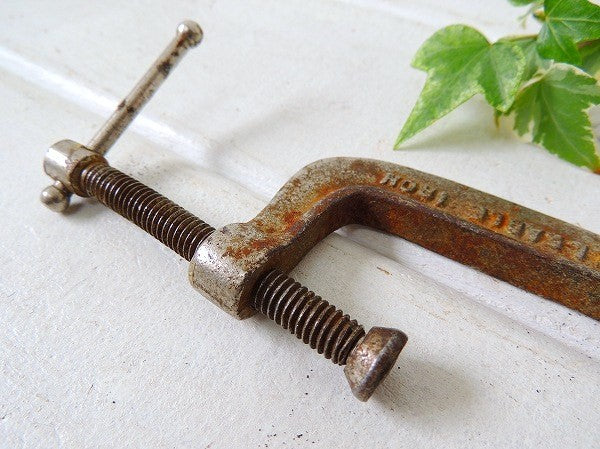 【MALLEABLE IRON】USA・ヴィンテージ・シャコ万力/C型クランプ/インダストリアル