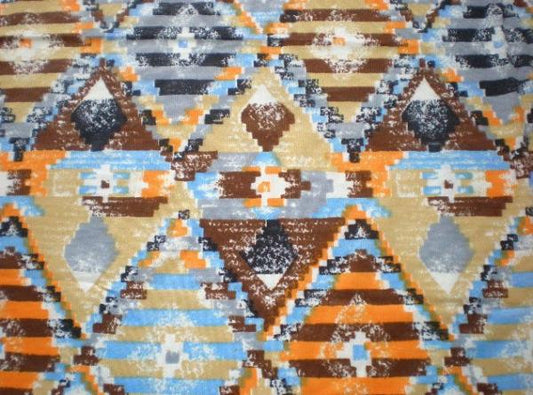 トライバル柄・デッドストック・ヴィンテージ・ファブリック/生地 USA