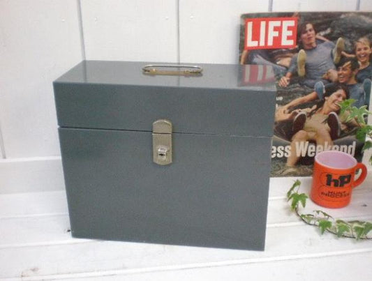 【USA・イーグルロック】ビンテージ・スチールケース・インダストリアル・ファイルボックス・工具箱