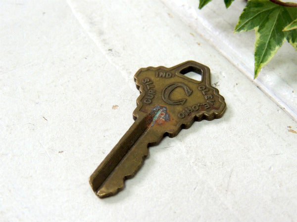 【CURTIS IND・CLEVE OHIO】オハイオ・ヴィンテージ・真鍮製・OLDキー・鍵・KEY