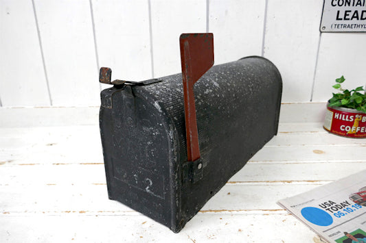 US MAIL アメリカンスタイル ブラック ヴィンテージ メールボックス ポスト 郵便受け