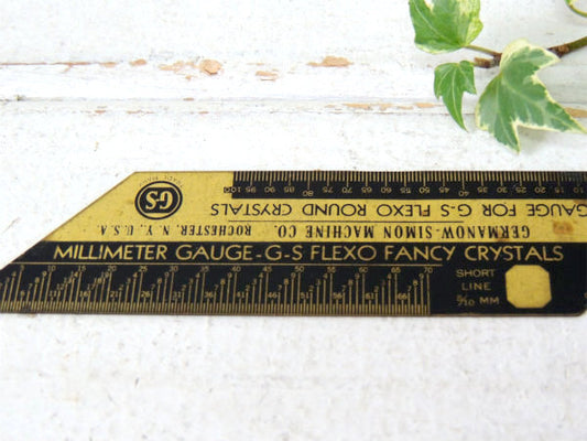 1933's・腕時計・修理用・工具・道具・ヴィンテージ・定規・ルーラー・USA・キーホルダー