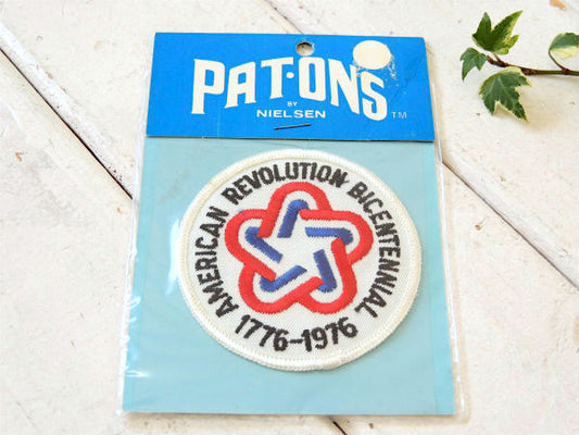 アメリカ合衆国 1776-1976 バイセンテニアル ヴィンテージ 刺繍 ワッペン パッチ USA