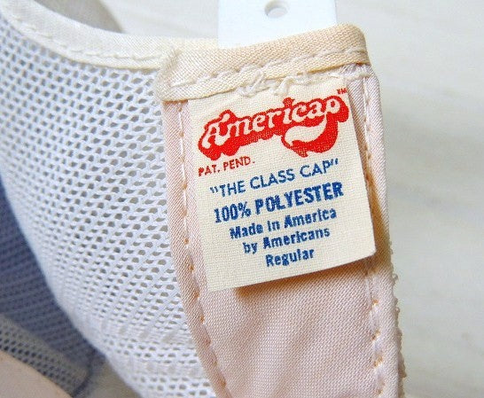 【PEPSI/ペプシ/刺繍ワッペン】ビンテージ・メッシュキャップ・デッドストック・US