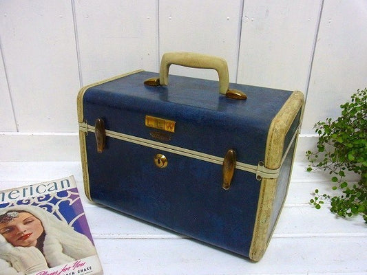 【Samsonite】サムソナイト・ヴィンテージ・メイクボックス/コスメボックス/トランク USA