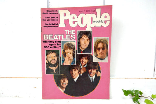 THE BEATLES ビートルズ 1976's People ピープル ヴィンテージ 雑誌 US