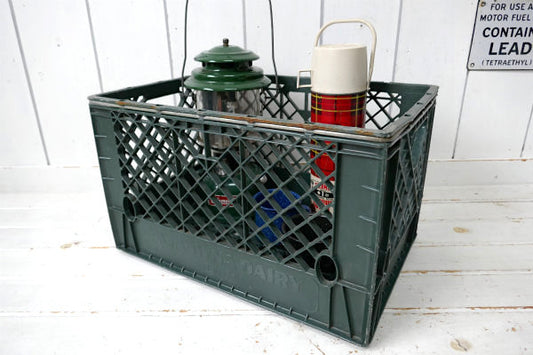 ALTA DENA DAIRY ビッグサイズ US ビンテージ・ミルクボトルケース・コンテナ USA