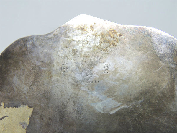 【English Silver】シェル型・シルバープレート・ヴィンテージ・サービングディッシュ・皿