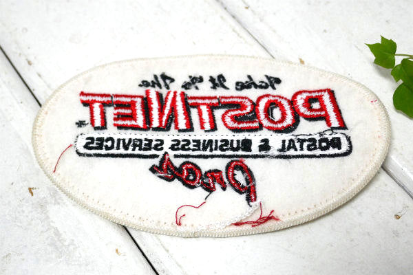 POSTNET ポストネット アメリカ合衆国 郵便公社 ヴィンテージ 刺繍 ワッペン アクセサリー USA