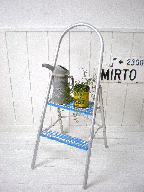 アルミ製・ヴィンテージ・ステップラダー/脚立 USA