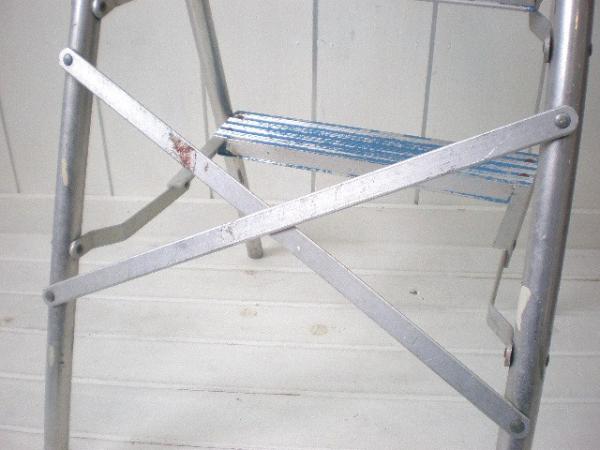 アルミ製・ヴィンテージ・ステップラダー/脚立 USA