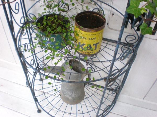 ガーデニング・フォールディング・ガーデニング・ワイヤー3段シェルフ/棚 USA