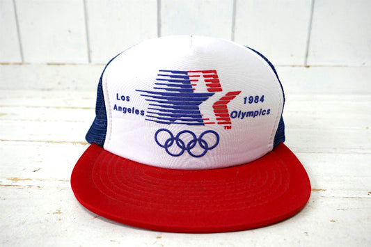 80's ロサンゼルス オリンピック ビンテージ メッシュキャップ トラッカーハット 帽子 キャップ