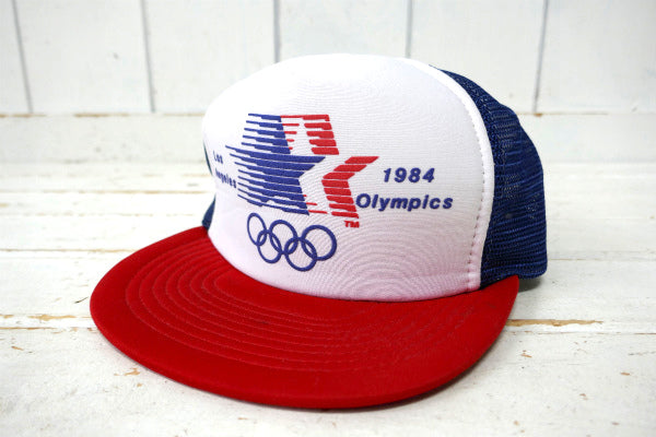 80's ロサンゼルス オリンピック ビンテージ メッシュキャップ トラッカーハット 帽子 キャップ