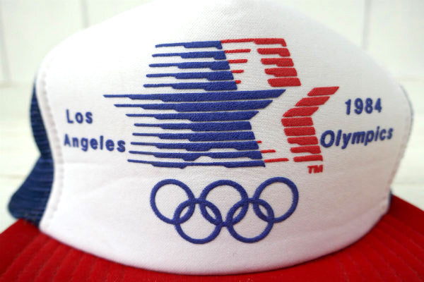 80's ロサンゼルス オリンピック ビンテージ メッシュキャップ トラッカーハット 帽子 キャップ