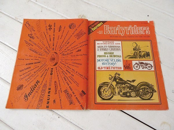 Earlyriders ハーレーダビッドソン インディアン ビンテージ オートバイ バイク雑誌 1978 USA