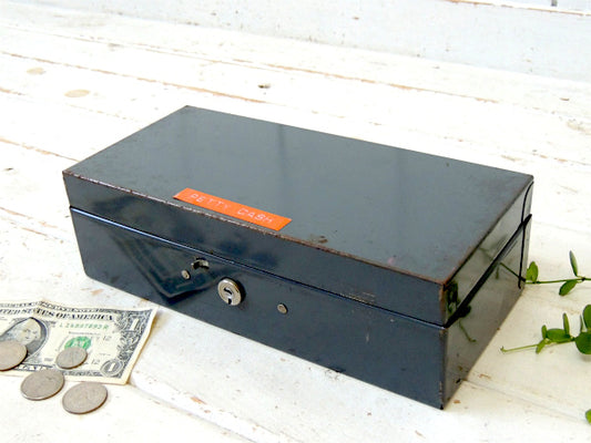 PETTY CASH・工業系・ヴィンテージ・キャッシュボックス・金庫&書類ケース・スチールケース
