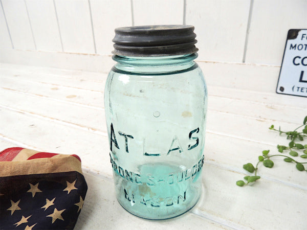 激レア　ヴィンテージ　アトラス　ガラスジャー 激レアヴィンテージガラスジャー
