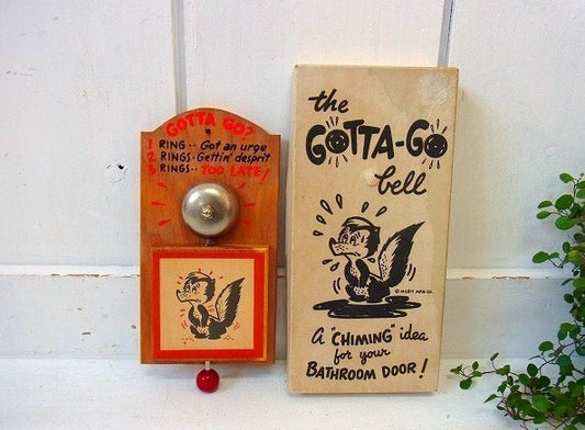 【GOTTA-GO】デッドストック箱付き・ヴィンテージ・バスルーム用ベル USA