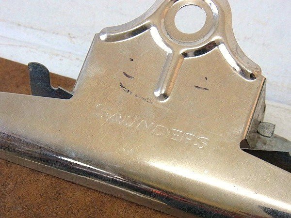 【SAUNDERS】ヴィンテージ・クリップボード/バインダー USA