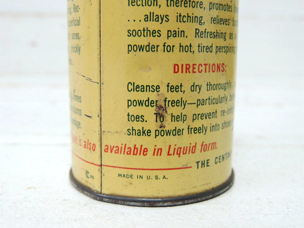 1950's~ Campho Phenique ヴィンテージ パウダー缶 OLD ティン缶 ブリキ缶 USA コスメ
