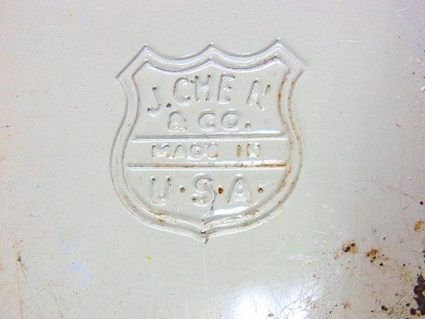 【J.CHE N&CO】ハーブ&花柄・ティン製・ヴィンテージ・レシピボックス/レシピ缶 USA