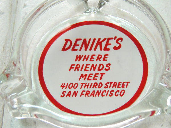 DENIKE'S カリフォルニア・サンフランシスコ・老舗ダイナー ビンテージ・アドバタイジング・灰皿