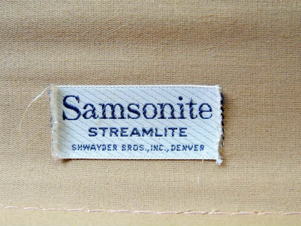 【Samsonite】サムソナイト・ストリームライト・ヴィンテージ・スーツケース/トランク/USA