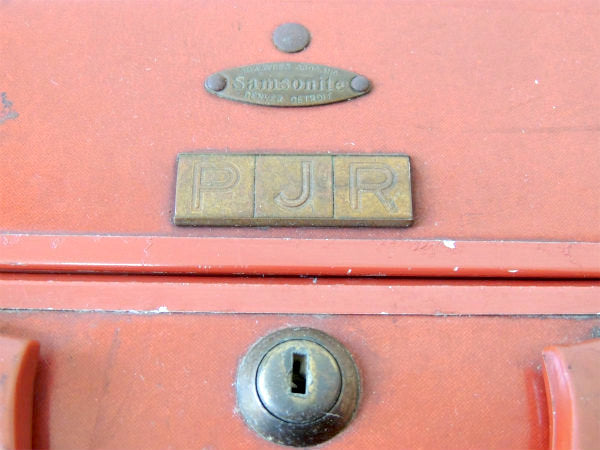 【サムソナイト】1950s~・Samsonite・赤茶色・ヴィンテージ・スーツケース・トランク