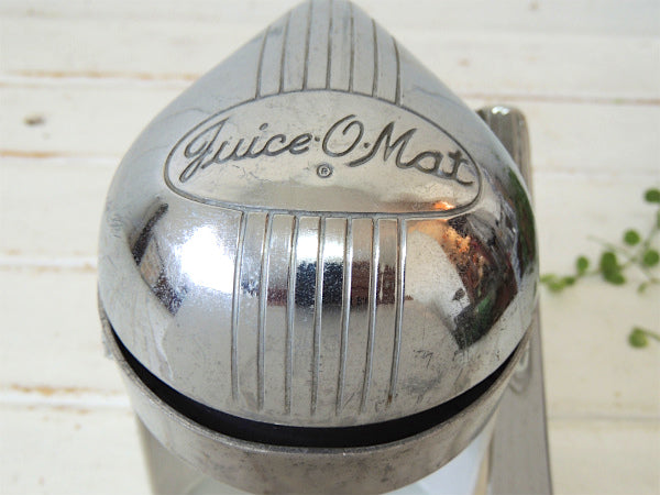 【JUICE-O-MAT】USA・ホワイト・手動式・50'sヴィンテージ・ジュース絞り器/ジューサー