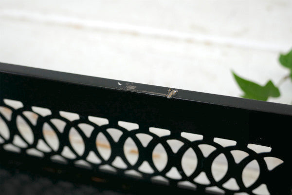 プードル&エッフェル塔 メタル製 50's ヴィンテージ ティッシュケース ティッシュボックス