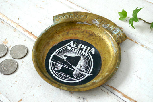 POCKET CHANGE 真鍮製・ヴィンテージ・ポケットチェンジ・トレイ・マネートレイ USA