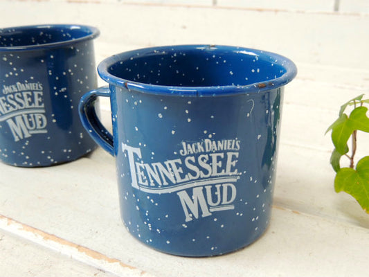 【ジャックダニエル】TENNESSEE MUD・ノベルティ・ヴィンテージ・ホーローカップ/マグカップ