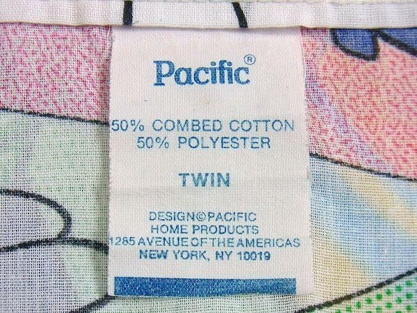 【ミニーマウス】ディズニー・ヴィンテージ・ユーズドシーツ(フラットタイプ) USA