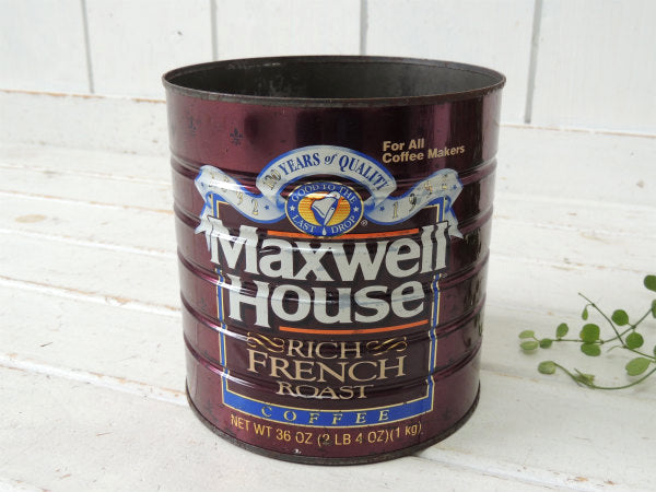 【FRENCH】1892~コーヒーブランド・缶/Maxwell House/COFFEE/ティン缶