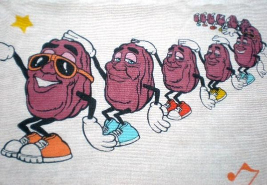 USA カリフォルニアレーズン・80’s・ユーズドシーツ(フラット)