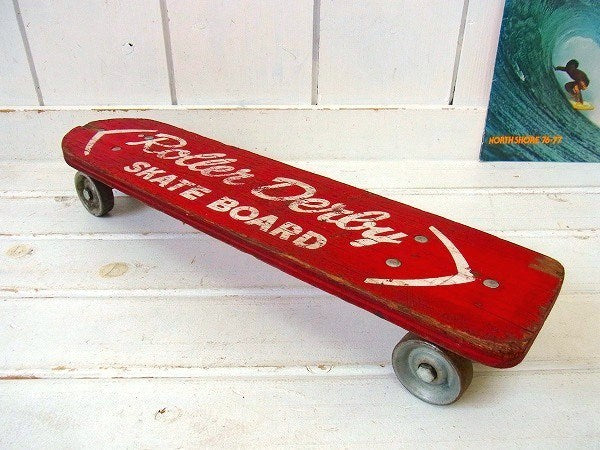【Roller Derby】木製×メタル製・60'sヴィンテージ・スケートボード USA