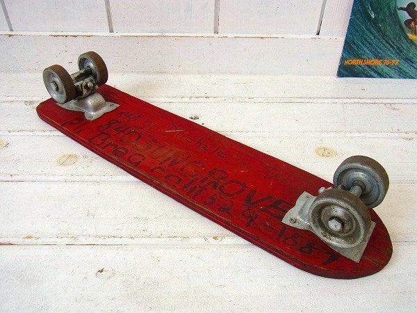 【Roller Derby】木製×メタル製・60'sヴィンテージ・スケートボード USA