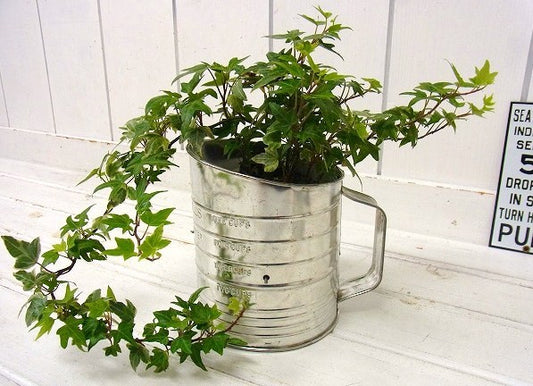 【BROMWELL】ティン製・ヴィンテージ・シフター/粉ふるい USA