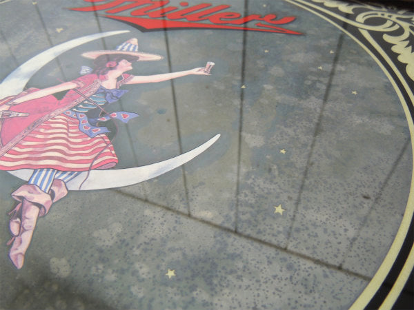 【MILLER】ミラービール・アドバタイジング・ヴィンテージ・パブミラー・壁飾り・壁掛け鏡