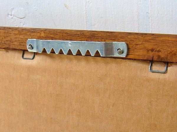 ヴィンテージ・木製フレーム/額縁/フォトフレーム/無垢材 USA