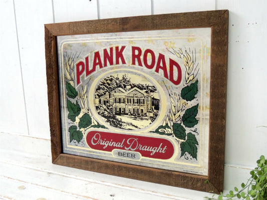 【PLANK ROAD】ミラービール・アドバタイジング・ヴィンテージ・パブミラー・壁飾り・壁掛け鏡