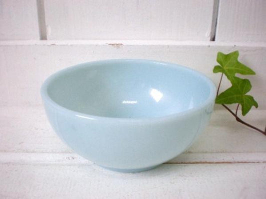 FireKing ターコイズブルー・チリボウル/シリアルボウル