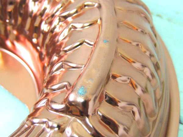 フィッシュ型・銅製・ヴィンテージ・ゼリーモールド・菓子型・キッチン雑貨 USA