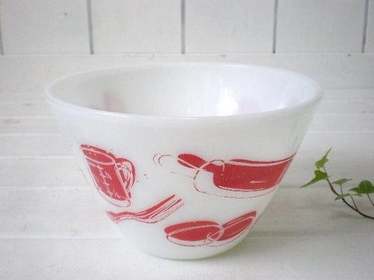 FireKing キッチンエイド・スプラッシュプルーフ・ミキシングボウル・M