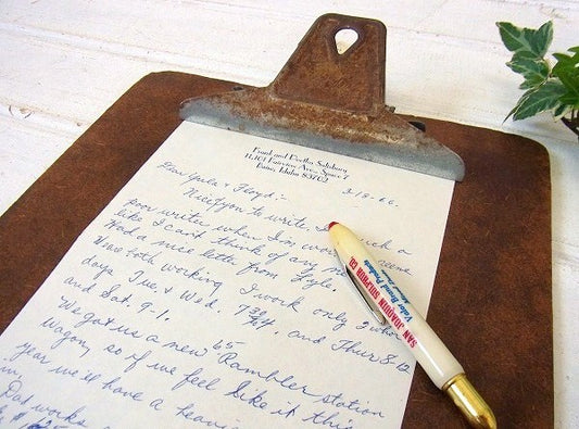 【Buill】ヴィンテージ・クリップボード/バインダー USA