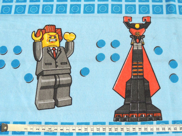 【LEGO】レゴムービー・エメット&ワイルドガール・水色・ユーズドシーツ(フラットタイプ)